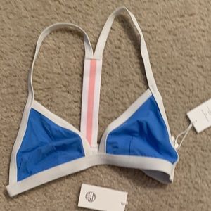 Tory burch sport NWT Color block bikini top XS BLU